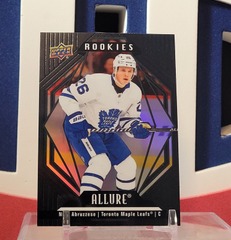 Nick Abruzzese 2022-23 - Black Rainbow Rookies #122 Allure Upper Deck